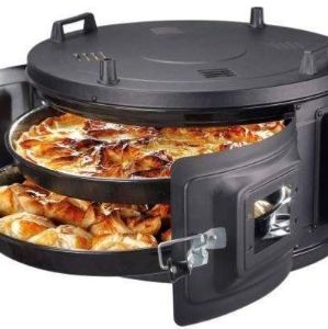 #Adjustable_heat_control
*Electrical round oven
*One oven for all purpose
*Long living
*easy to clean aluminum interior
*deep trays
*large heat resist