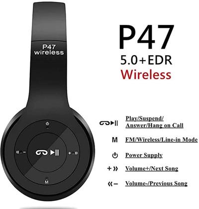 P47 wireless headphone