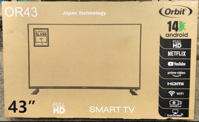 Orbit 43" Double Glass FHD Android 14 Television