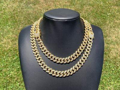 Golden Diamond Necklace & bracelet