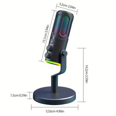 SU8-1 Wireless USB Gaming Professional Microphone for Smartphones and Computers