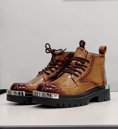 ✨High-top leather boots