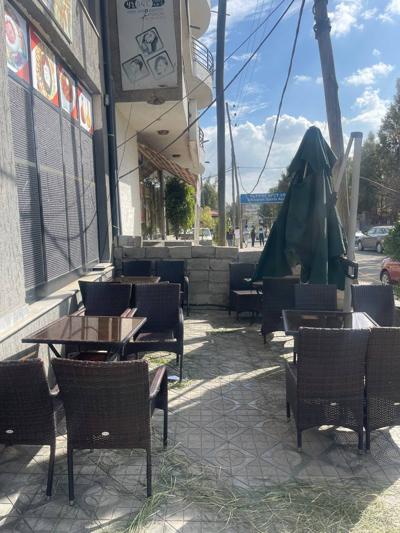 Outdoor Rattan Table & Chair Set