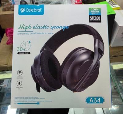 Celebrat A34 Wireless Headphones - All-Day Comfort, All-Day Music!
