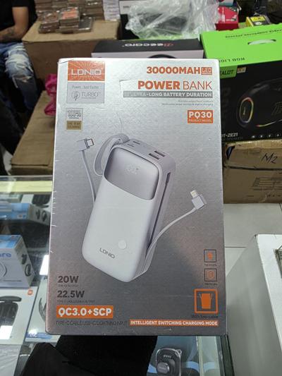 LDNIO PO30 Power Bank - 30000mAh Super Big Capacity 22.5W Total Power Output!