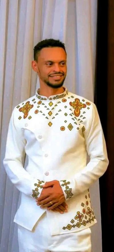 male traditional clothes with trouser
