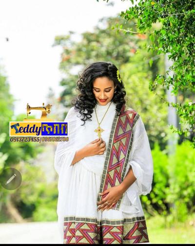 (ቴዲ ጥበብ) የሀበሻ ልብስ👗 (Teddy Tibeb) Habesha Dress