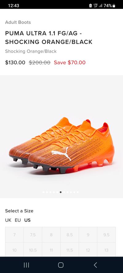 Puma ultra football ⚽️ shoes