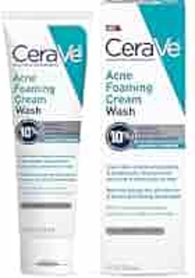 Cerave Acne Foaming Cream wash Benzoyl 10%